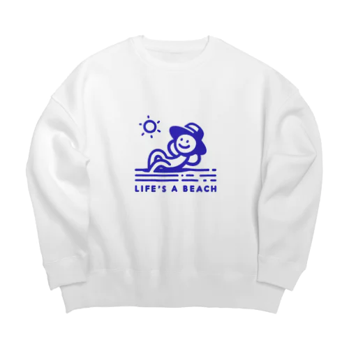 びーちManのグッズ Big Crew Neck Sweatshirt