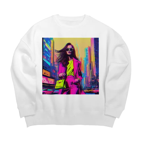 キャリアウーマン Big Crew Neck Sweatshirt