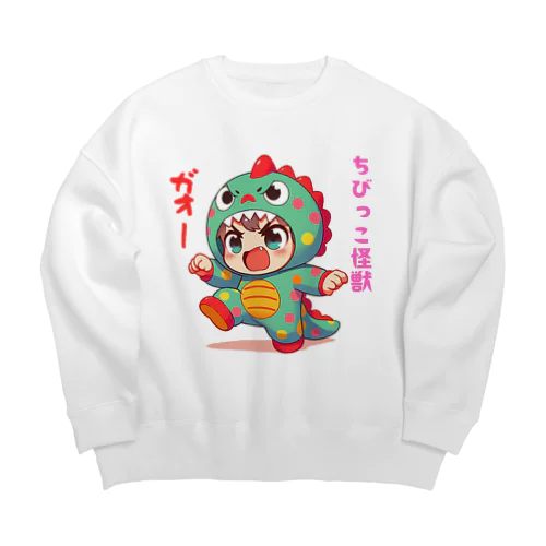 ちびっこ怪獣 Big Crew Neck Sweatshirt