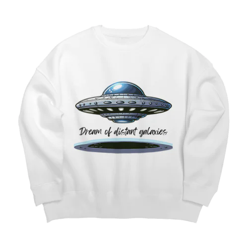 宇宙冒険UFO 01 Big Crew Neck Sweatshirt