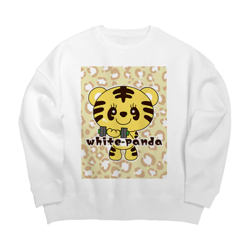 筋トレ好きのとらくん  Big Crew Neck Sweatshirt