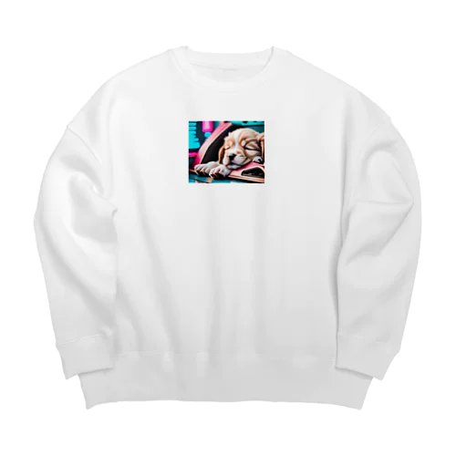 ワンだふる Big Crew Neck Sweatshirt