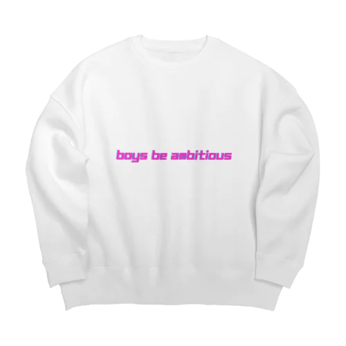 少年よ大志を抱け Big Crew Neck Sweatshirt