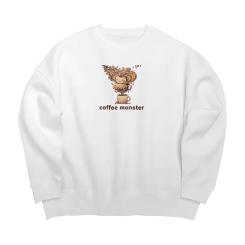 coffee monster Bourbon Big Crew Neck Sweatshirt