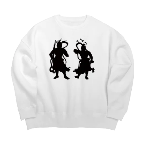 ニコイチくん Big Crew Neck Sweatshirt