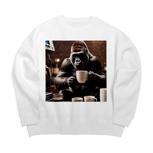 カフェゴリラ Big Crew Neck Sweatshirt