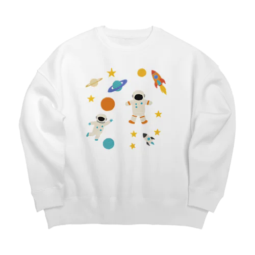 ぶらり宇宙旅 Big Crew Neck Sweatshirt