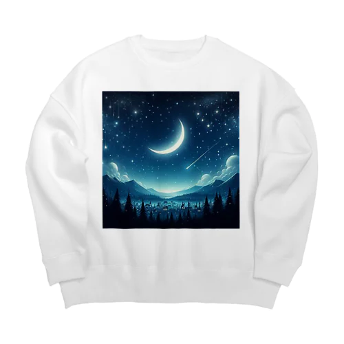 「星空」グッズ Big Crew Neck Sweatshirt