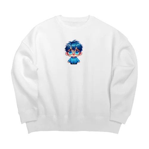 ちょいボチャ勇太くんキャラグッズ Big Crew Neck Sweatshirt