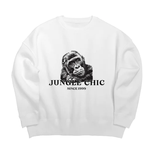 JUNGLE CHIC ~GORILLA~ Big Crew Neck Sweatshirt