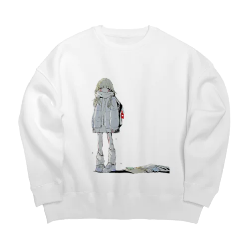 ひろえない Big Crew Neck Sweatshirt