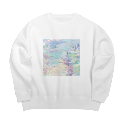 イーハトーブの幻風景 Big Crew Neck Sweatshirt