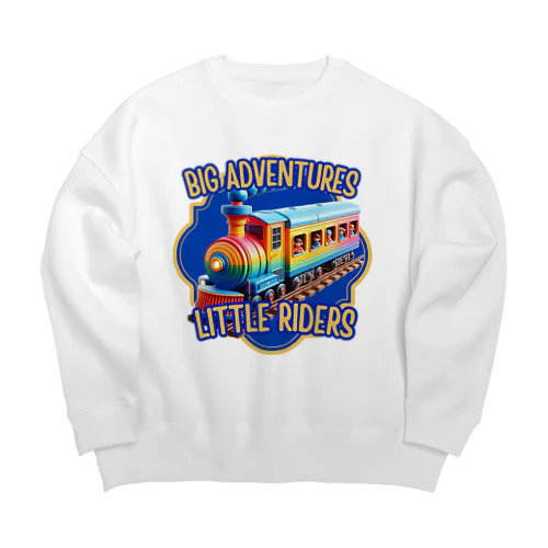 Big Adventures, Little Riders Big Crew Neck Sweatshirt