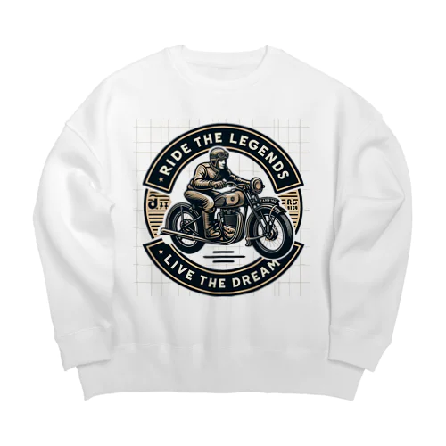 Ride the legends  Big Crew Neck Sweatshirt