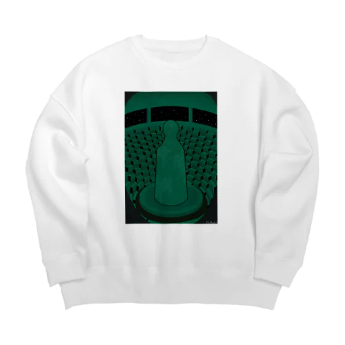 夜のコンクリート Big Crew Neck Sweatshirt