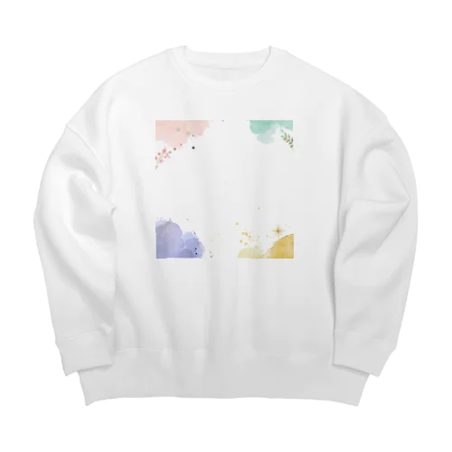 淡い Big Crew Neck Sweatshirt