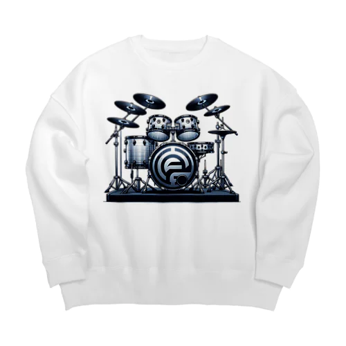 ドラムマン Big Crew Neck Sweatshirt