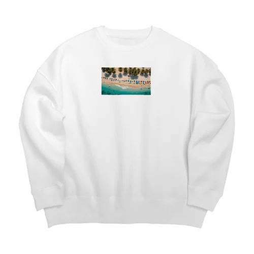 Hawaiian Beach Big Crew Neck Sweatshirt