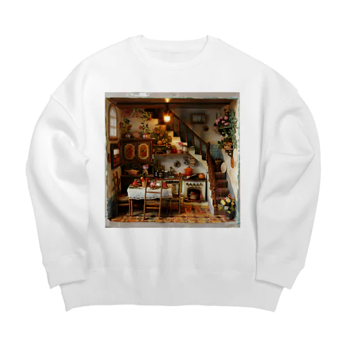 ミニチﾕアハウスの世界　なでしこ1478 Big Crew Neck Sweatshirt