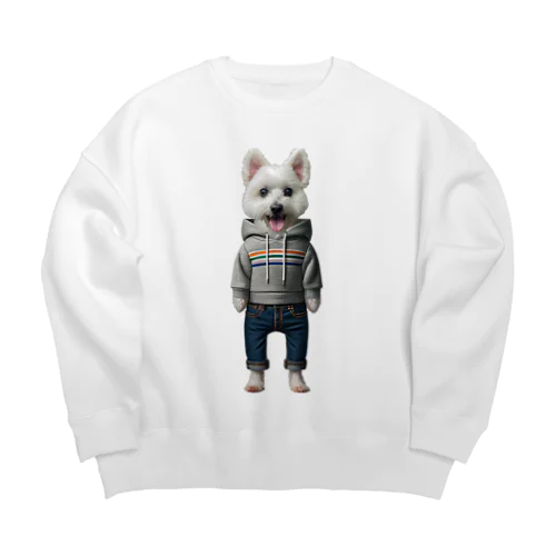 愛犬コスチューム：優作 Big Crew Neck Sweatshirt