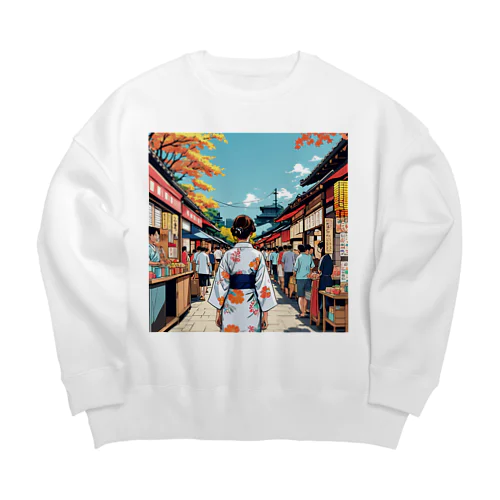 浴衣 Big Crew Neck Sweatshirt