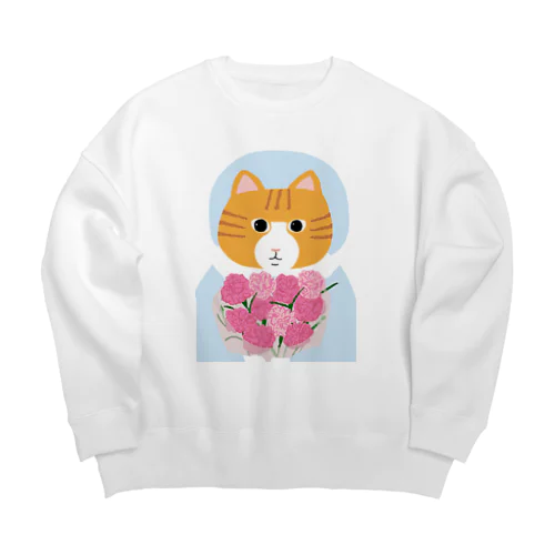 こもちゃん Big Crew Neck Sweatshirt