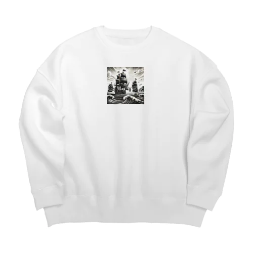 黒船 Big Crew Neck Sweatshirt