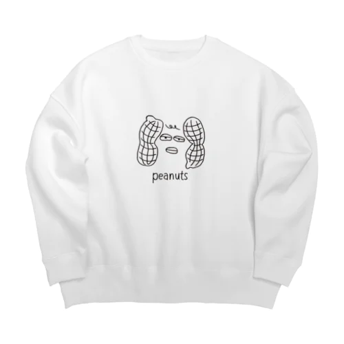 落花生 Big Crew Neck Sweatshirt