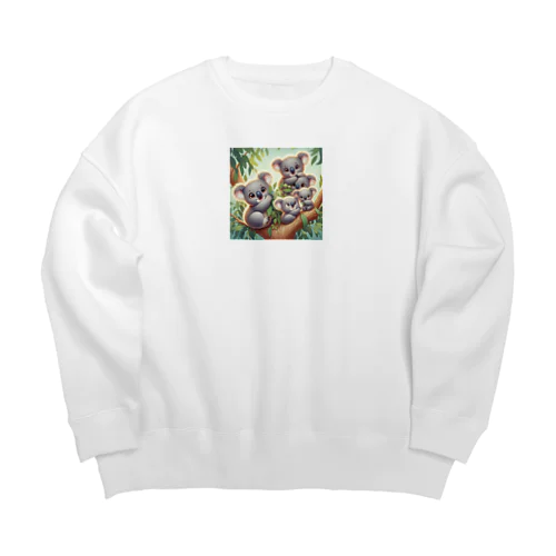 大自然の中で優雅な時間を過ごすコワラ④ Big Crew Neck Sweatshirt