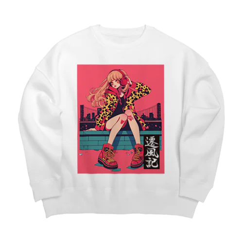 遷風記「ポップ・セレナーデ」 Big Crew Neck Sweatshirt