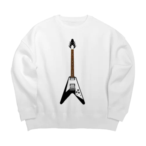 Vギター（縦） Big Crew Neck Sweatshirt