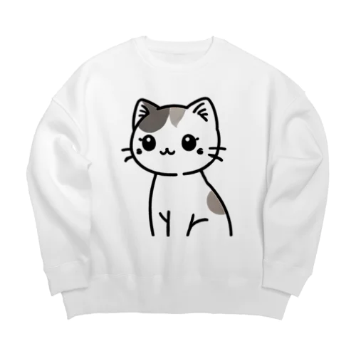 みけねこ Big Crew Neck Sweatshirt