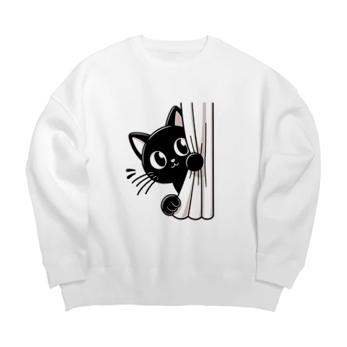 くろねこ 01 Big Crew Neck Sweatshirt