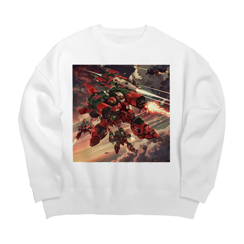 甲冑戦隊地球防衛軍　Tomoe bb 2712 Big Crew Neck Sweatshirt