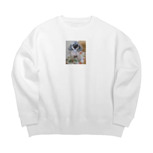 幸運のマロンくん Big Crew Neck Sweatshirt