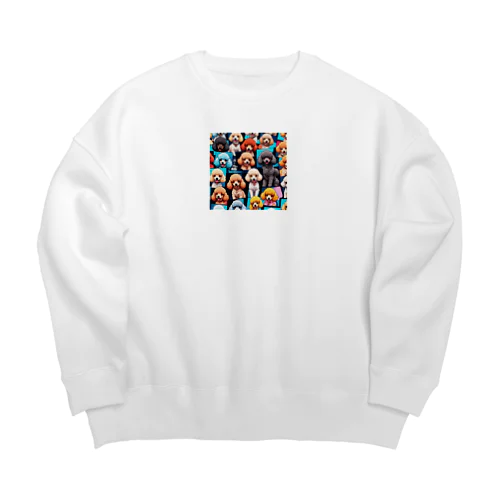 トイプードル Big Crew Neck Sweatshirt