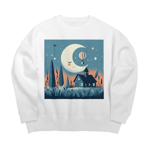 月と家 Big Crew Neck Sweatshirt