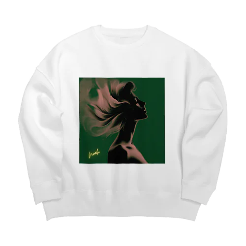 緑の世界 Big Crew Neck Sweatshirt