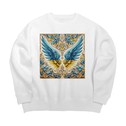 翼　ウクライナRenaissance 16世紀 Big Crew Neck Sweatshirt