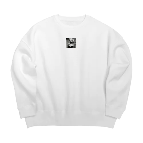 マリリンモンロー Big Crew Neck Sweatshirt