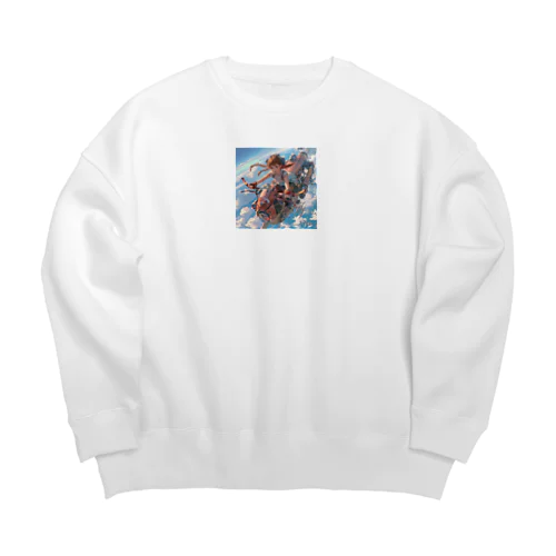 フライングバイク　Tomoe bb 2712 Big Crew Neck Sweatshirt