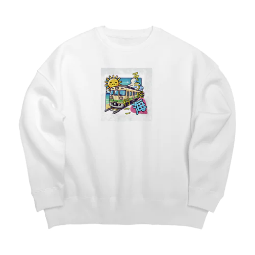 おもいたったら！ Big Crew Neck Sweatshirt