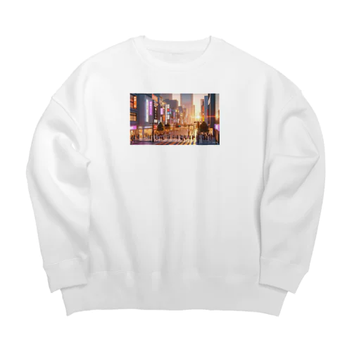 ホコ天 Big Crew Neck Sweatshirt