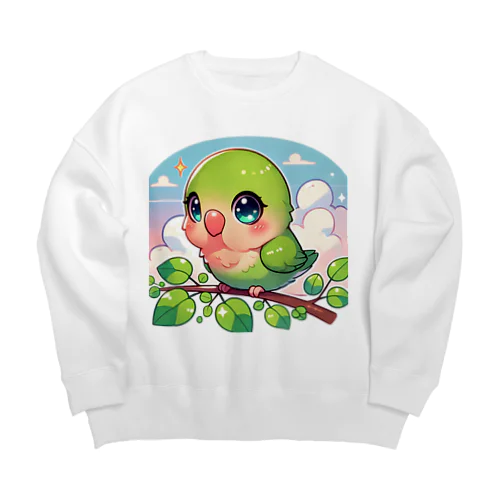 キラキラ小桜ちゃん Big Crew Neck Sweatshirt