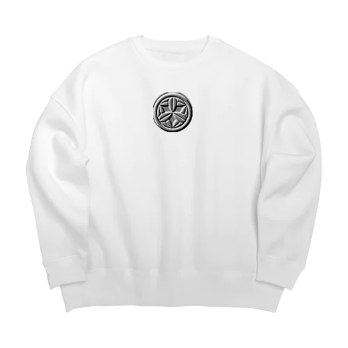 斎藤一家紋 Big Crew Neck Sweatshirt