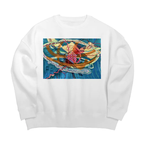 鏡餅 Big Crew Neck Sweatshirt