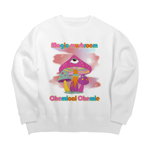 夢見るキノコ Big Crew Neck Sweatshirt