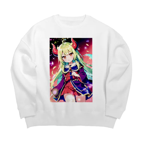 鬼娘 Big Crew Neck Sweatshirt