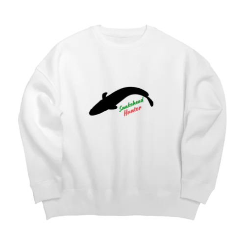 雷魚ハンター Big Crew Neck Sweatshirt