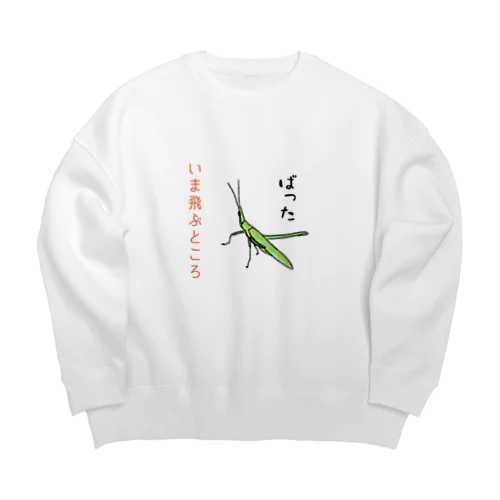 しんぼるず→ばった Big Crew Neck Sweatshirt